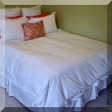F23. Full bed with Harvard frame.  